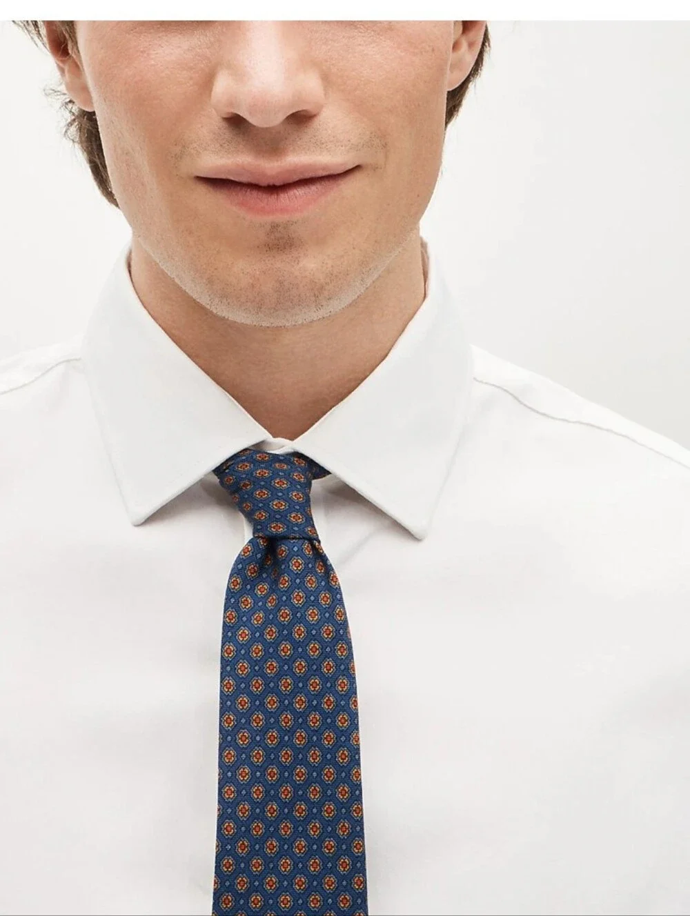 J Crew Bowery performance stretch dress shirt with spread collar BX291 Sz XL